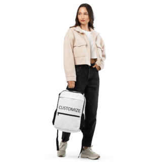 Mochila con compartimentos all over